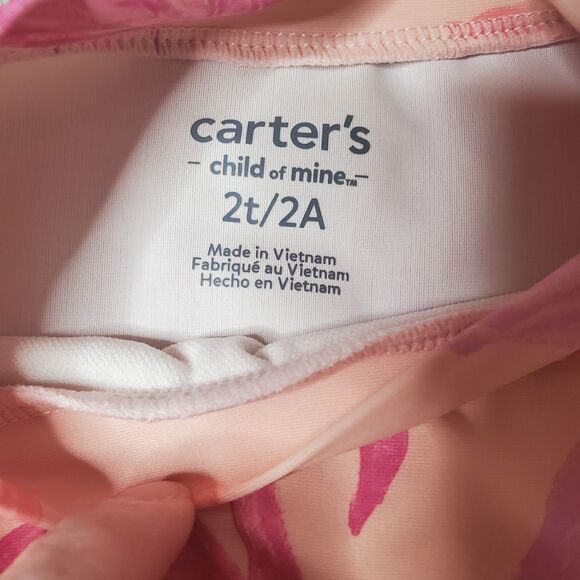 Toddler Girl 2-Piece Rashguard Swimwear Bundle of 2 Bathing Suits 18-24m & 2T - Picture 5 of 5